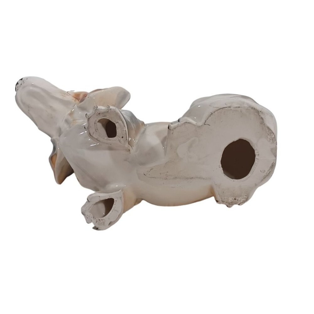 1940 Early Shafford Basset Hound Large Pottery Ceramic Sitting Dog Statue Sir Bo - Picture 6 of 6